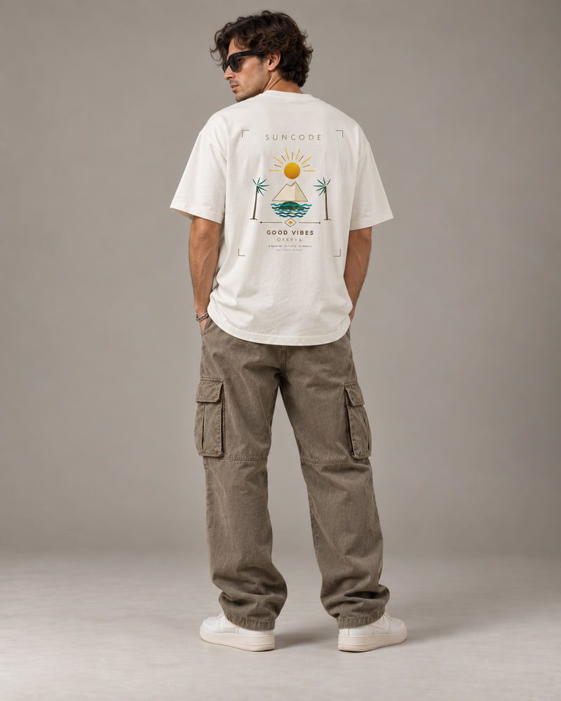 T-shirt Orkyva SUNCODE porté – vue de dos